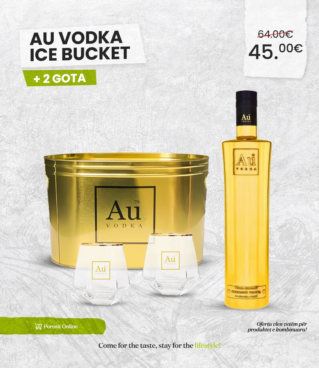 Au Vodka Ice Bucket Sirius Wine