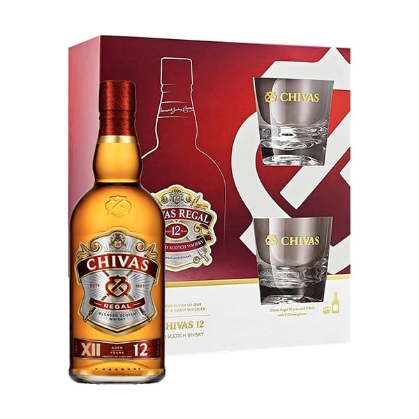 Chivas Regal - 12yo +2glass 70cl