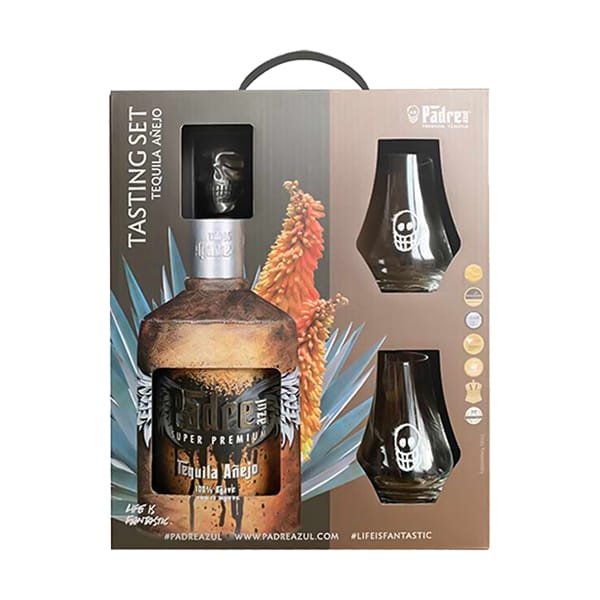 Padre Azul - Anejo Tequila Set 70cl